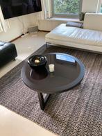 GIORGETTI Design salontafel 90 cm doorsnede x 39 cm hoogte, Huis en Inrichting, Ophalen, 50 tot 100 cm, Glas, Rond