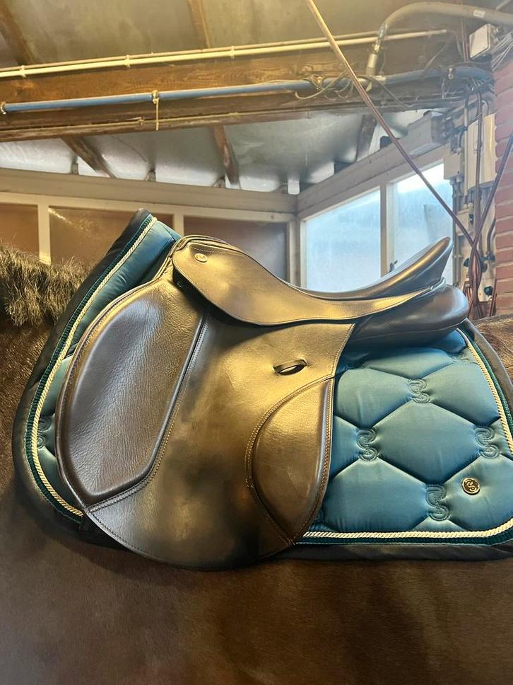 Kieffer Garmisch veelzijdigheidszadel bruin, Dieren en Toebehoren, Paarden en Pony's | Zadels, Gebruikt, Ophalen of Verzenden