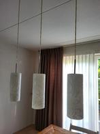 Hanglamp met 3 glazen lichtpunten, Huis en Inrichting, Lampen | Hanglampen, Ophalen, Zo goed als nieuw, Minder dan 50 cm