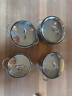 RVS ikea Pannenset - 4 Delig, Huis en Inrichting, Keuken | Potten en Pannen, Inductieplaat, Pannenset, Ophalen of Verzenden, Zo goed als nieuw