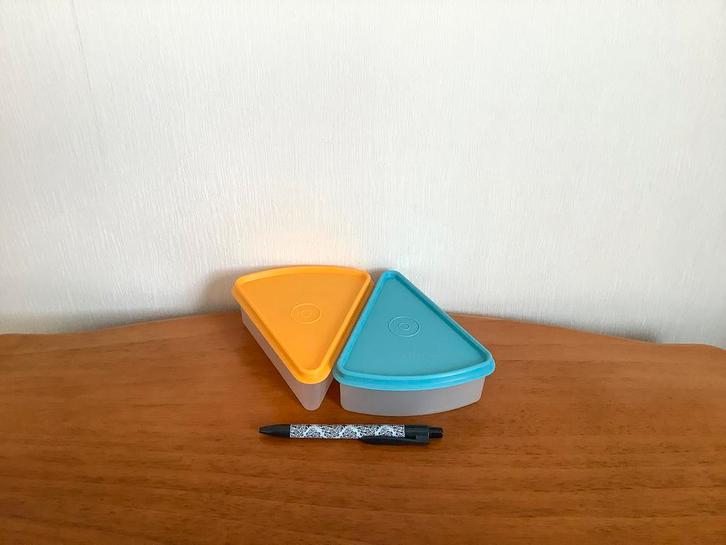 Tupperware 2 Briedoosjes Puntdoosjes Taartpuntjes., Huis en Inrichting, Keuken | Tupperware, Overige typen, Ophalen of Verzenden