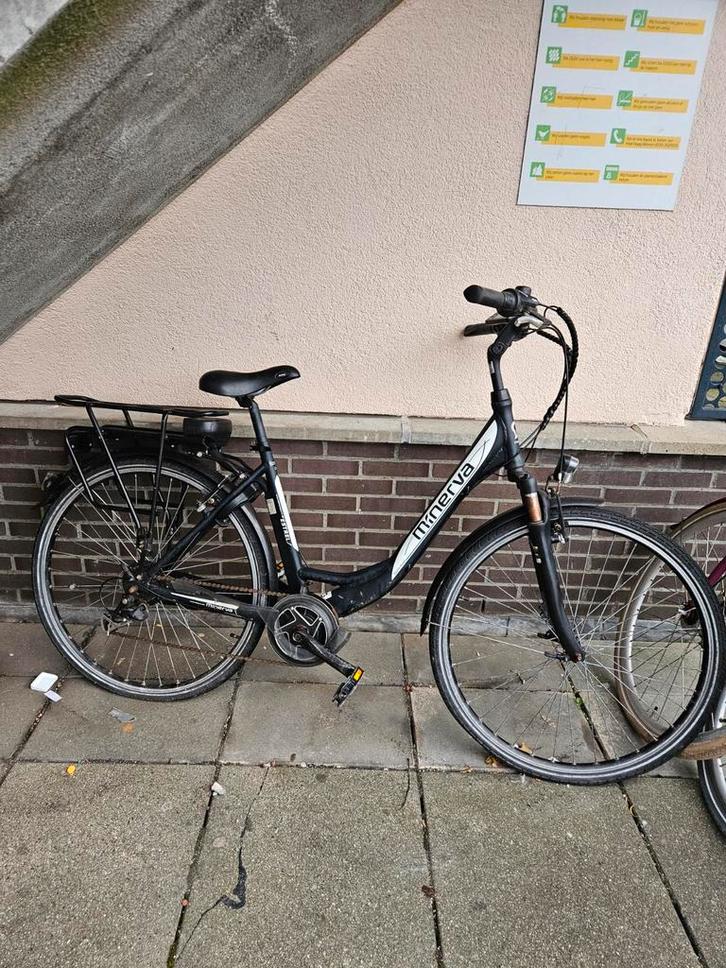 Defecte Minerva E-bike - Opknapper of onderdelen, Fietsen en Brommers, Elektrische fietsen, Gebruikt, Overige merken, Ophalen