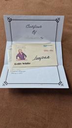 Betty White handtekening signature autograph COA zie fotos, Ophalen of Verzenden, Zo goed als nieuw