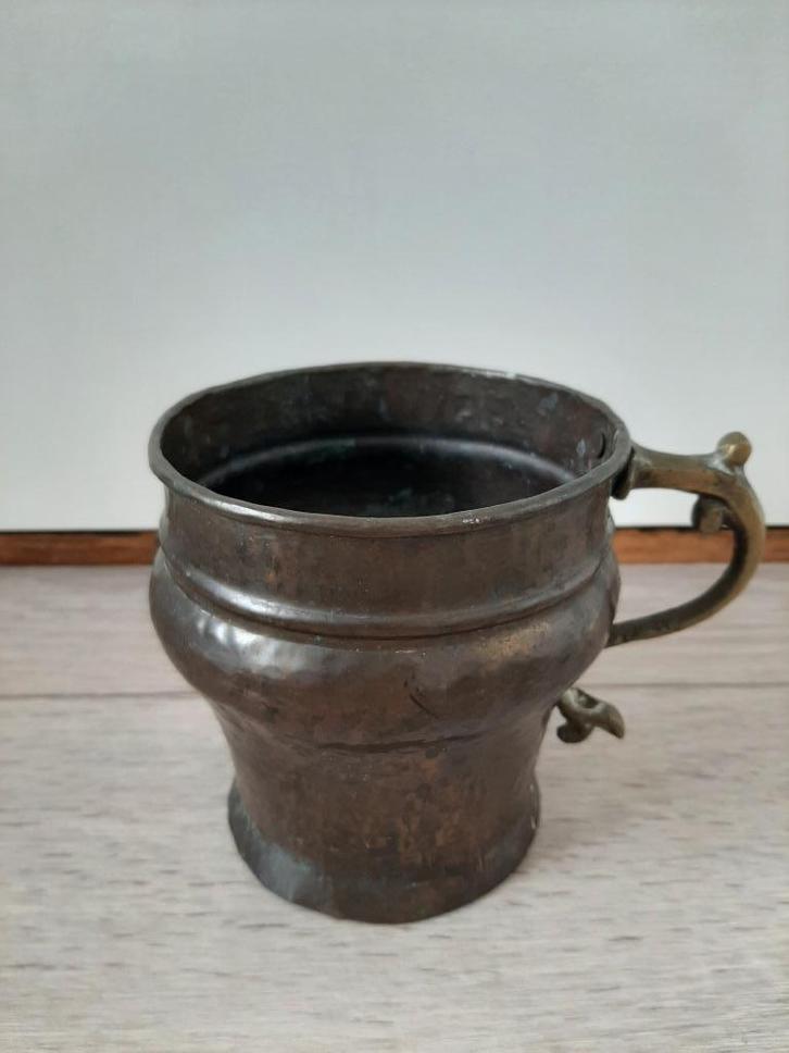 Oude koperen pot, Antiek en Kunst, Antiek | Koper en Brons, Ophalen