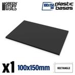 Rechthoekige Base Leeg 100x150mm Bases 1 stuk 13342 Wargames, Hobby en Vrije tijd, Wargaming, Verzenden, Spanje, GSW, Info@sceneryenzo.nl