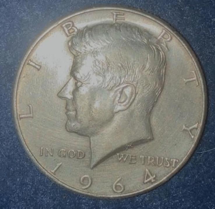zilveren halve dollar JF Kennedy, Postzegels en Munten, Munten | Amerika, Losse munt, Noord-Amerika, Zilver, Ophalen of Verzenden
