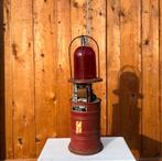 Sein lamp Neostop Haarlem metaal rood origineel 48,5 hoog, Antiek en Kunst, Ophalen of Verzenden