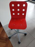 Ikea bureau stoel rood, Ophalen of Verzenden, Zo goed als nieuw, Rood