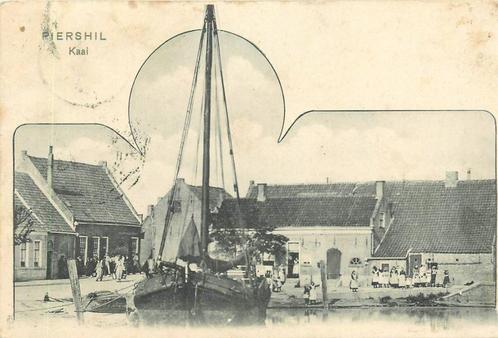 (388-572-011) Piershil Kaai, Verzamelen, Ansichtkaarten | Nederland, Zuid-Holland, Verzenden