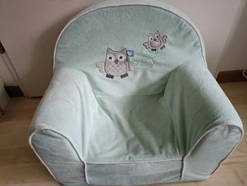 Stoffen stoel turquoise tiamo met uitltjes beschikbaar voor biedingen