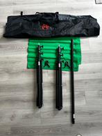 Falcon Eyes Achtergrond Systeem met Statieven, Ophalen, Zo goed als nieuw, Statief of Scherm