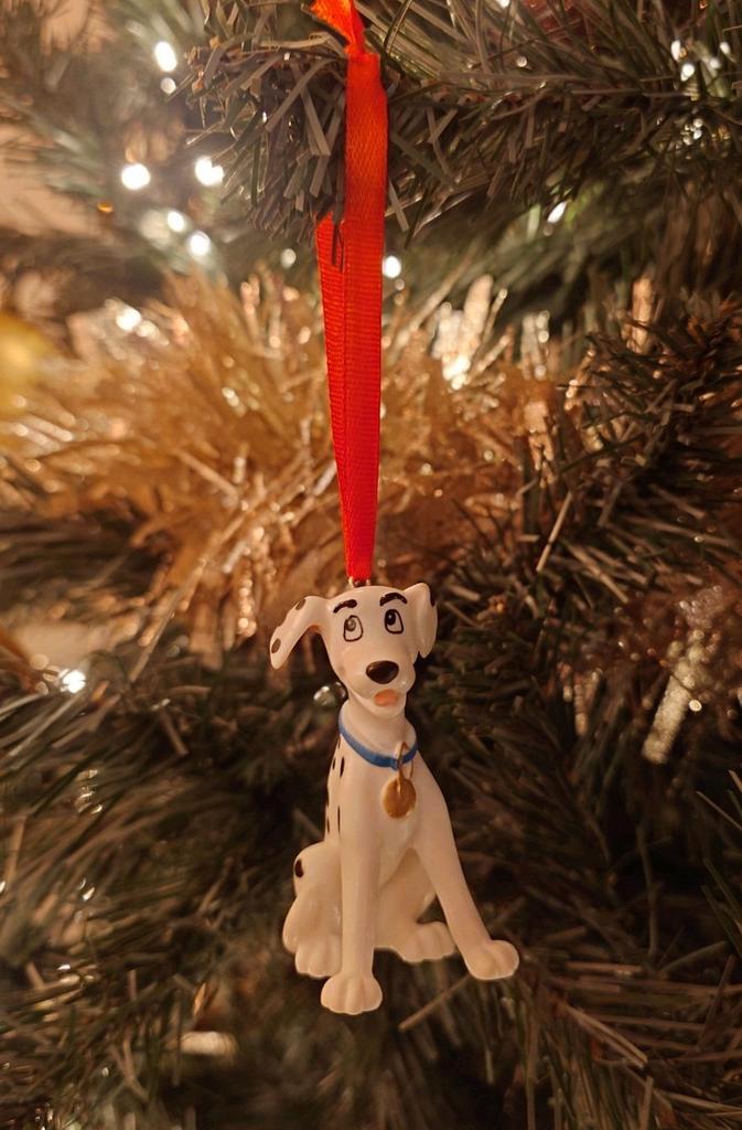 Disney Dalmatiër Perdita kerst ornament hanger kerstbal, Verzamelen, Disney, Zo goed als nieuw, Ophalen of Verzenden