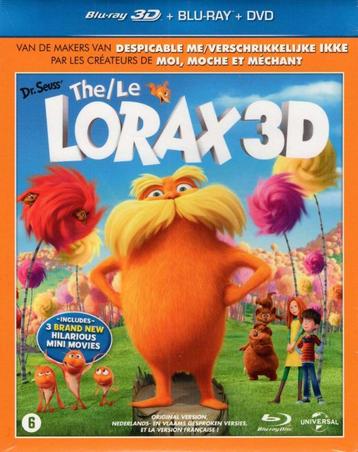 Blu ray 3D + Blu ray + DVD: The Lorax van Dr. Seuss beschikbaar voor biedingen