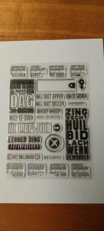 Ecd stempel cs 290, Hobby en Vrije tijd, Ophalen of Verzenden, Nieuw, Clearstamp