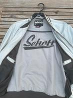 Schott Leren Jas - Maat M, Kleding | Heren, Ophalen of Verzenden, Zo goed als nieuw, Maat 48/50 (M), Wit