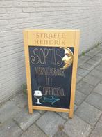 Reclame bord  hout  krijtbord, Ophalen, Gebruikt