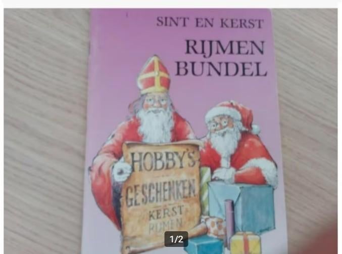 Sint en Kerst, Rijmenbundel, Diversen, Sinterklaas, Ophalen of Verzenden, Zo goed als nieuw
