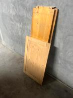 Twee vintage Lundia planken 30 x 100 cm met gratis deurtje, Ophalen, Gebruikt, Minder dan 25 mm, Plank