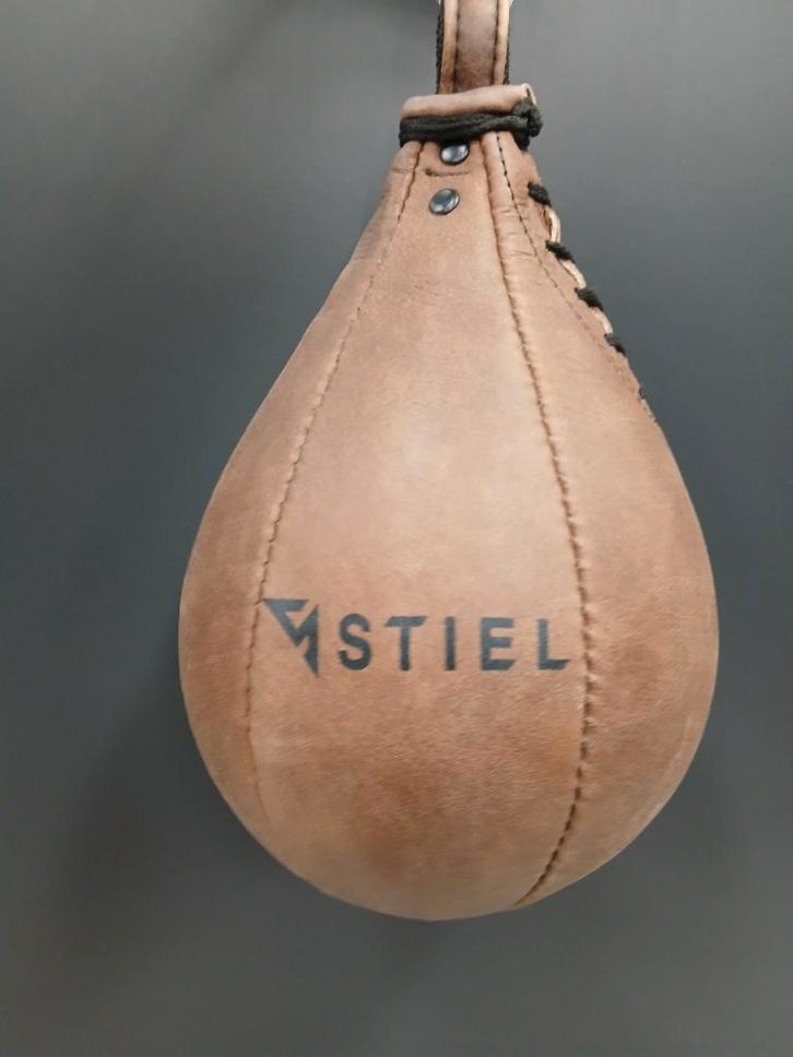 Speedball Leer vintage 25 x 17 cm, Sport en Fitness, Boksen, Nieuw, Bokszak, Ophalen