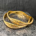 21k gouden armbanden prachtig model slavenarmband, Sieraden, Tassen en Uiterlijk, Ophalen of Verzenden, Nieuw, Goud