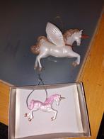 2 unicorn eenhoorn kerstboom hangers, Ophalen of Verzenden, Zo goed als nieuw