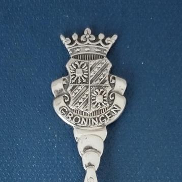 verzilverd lepeltje provincie Groningen (ARTI 90) beschikbaar voor biedingen