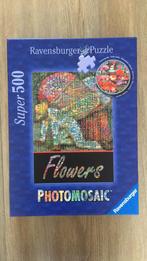 Photomosaic puzzel Flowers 500 stukjes, Ophalen of Verzenden, Zo goed als nieuw