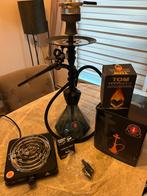 Amy Deluxe Aluminium Diamond S 062 Hookah (complete set), Ophalen of Verzenden, Zo goed als nieuw, (Water)pijp