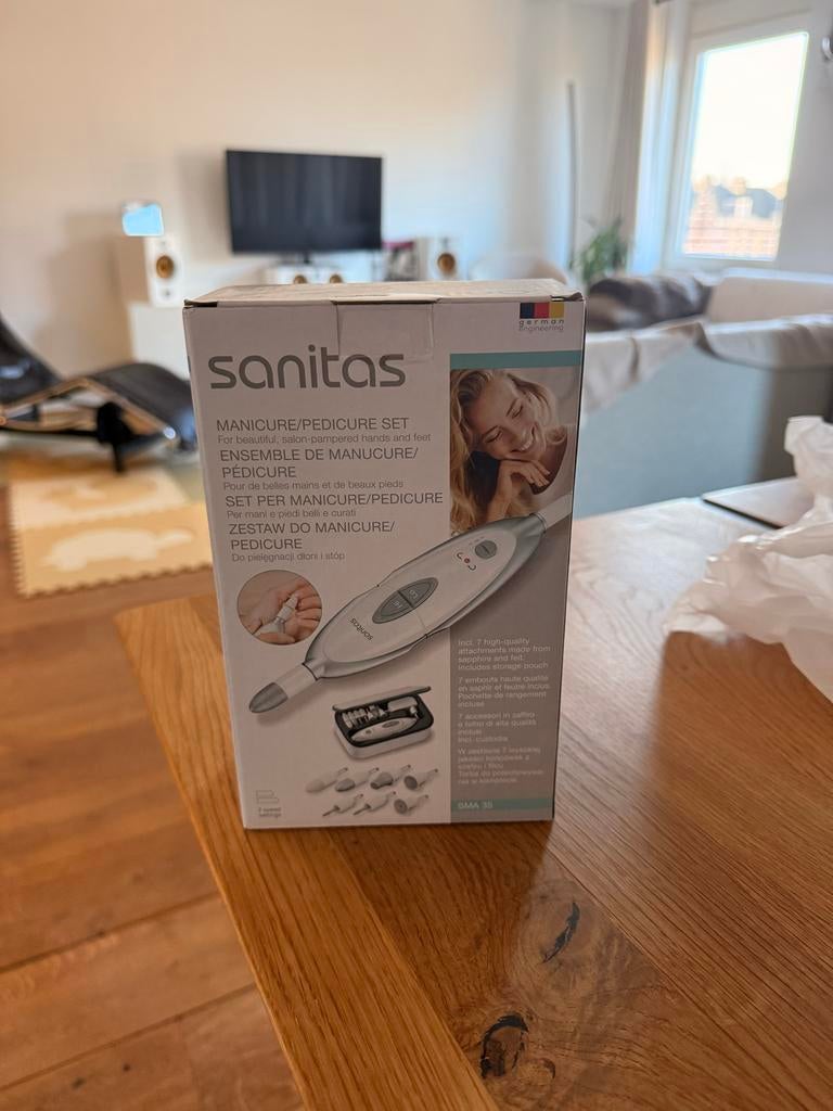 Sanitas SMA35 Manicure/Pedicure Set - Nieuw!, Sieraden, Tassen en Uiterlijk, Uiterlijk | Lichaamsverzorging, Nieuw, Overige typen