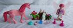 Playmobil 5443 Zorgfee met Eenhoorn Roze Rood, Ophalen of Verzenden, Gebruikt, Los playmobil
