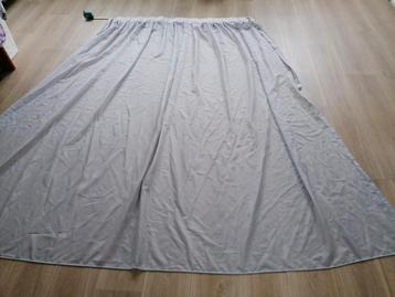 Vitrage gordijnen lichtpaars, 2x135cm en 2x125cm breed beschikbaar voor biedingen
