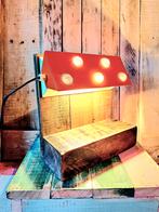 Unieke lamp! Vintage bedlamp vs sloophout. Jaren 60, Huis en Inrichting, Lampen | Tafellampen, Zo goed als nieuw, Hout, Ophalen