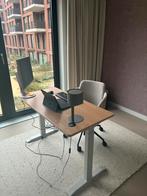 Elektrisch zit-sta bureau 118 x 60 cm, goede staat, Huis en Inrichting, Bureaus, Ophalen, Elektrisch, Gebruikt, Stabureau