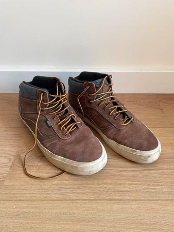 Vans sneakers schoenen donkerbruin leer, maat 42 beschikbaar voor biedingen