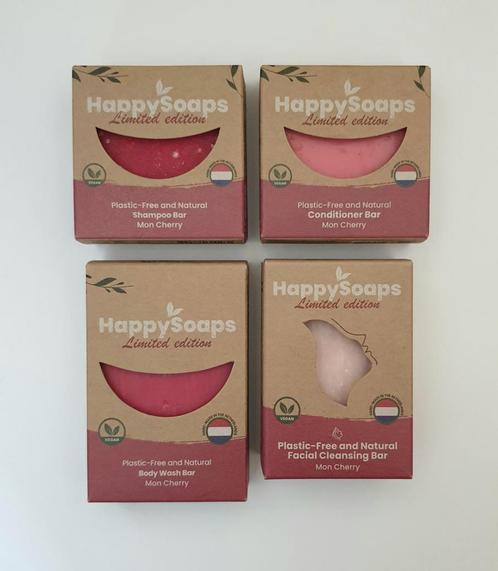 HappySoaps Limited Edition Mon Cherry producten, Sieraden, Tassen en Uiterlijk, Uiterlijk | Lichaamsverzorging, Nieuw, Ophalen of Verzenden