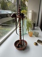Pijpenrek met 4 pijpen en tabaksdoos, Antiek en Kunst, Ophalen of Verzenden