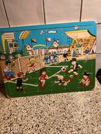 Oude grote puzzel voetbal, Antiek en Kunst, Curiosa en Brocante, Ophalen of Verzenden
