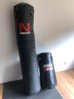 2x boxzak Nikko sport + ophangbeugel, Sport en Fitness, Ophalen, Gebruikt, Bokszak