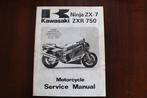 Kawasaki Ninja ZX7 ZXR750 1989 motorcycle service manual, Motoren, Handleidingen en Instructieboekjes, Ophalen of Verzenden, Kawasaki