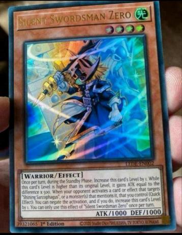 Yu-Gi-Oh! Silent Swordsman Zero LEDE 1st Ed M/MM ! beschikbaar voor biedingen