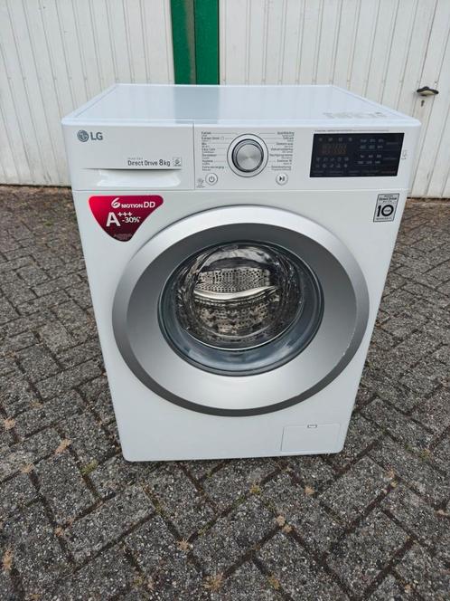 LG FH4J5TN8 wasmachine 1400 Toeren 8kg A+++ klasse ZGAN., Witgoed en Apparatuur, Wasmachines, Zo goed als nieuw, Voorlader, 6 tot 8 kg