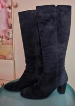 Manfield hoge laarzen met hoge hakken, Hoge laarzen, Blauw, Ophalen of Verzenden, Zo goed als nieuw