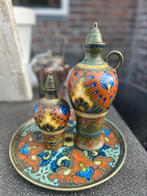 Likeurset Gouda plateel Rhodian, Ophalen of Verzenden