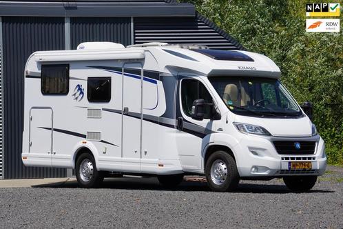 Knaus Sky TI 650 MEG Enkele Bedden Garage Fiat 130 2x Airco!, Caravans en Kamperen, Campers, Bedrijf, tot en met 3, Half-integraal
