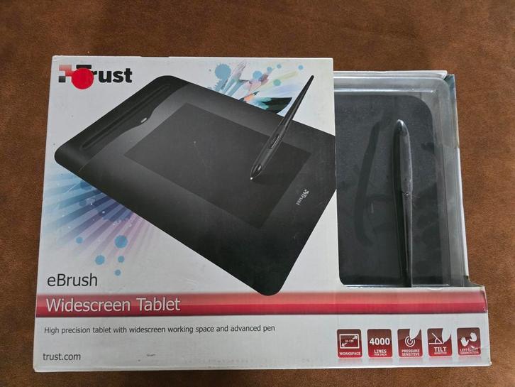 Trust eBrush Tekentablet - Nieuw in Doos!, Computers en Software, Tekentablets, Nieuw, Bedraad, Ophalen of Verzenden