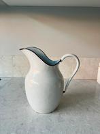 Grote witte enaille kan, Antiek en Kunst, Antiek | Emaille, Ophalen of Verzenden