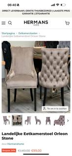 Crème Stoelen - Stijlvol en Comfortabel, Huis en Inrichting, Stoelen, Gebruikt, Twee, Wit, Ophalen of Verzenden