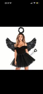 Zwart Engel Halloween Kostuum nieuw, Kleding | Dames, Carnavalskleding en Feestkleding, Maat 38/40 (M), Nieuw, Ophalen of Verzenden