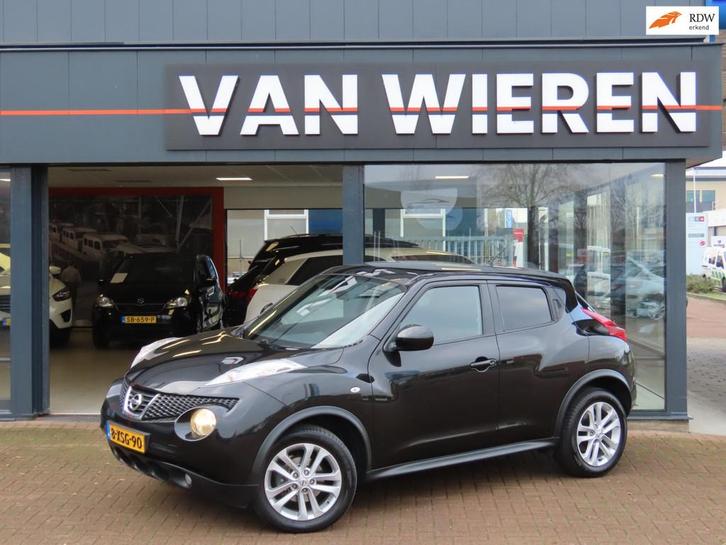 Nissan Juke 1.6 Acenta Clima Cruise 17" Lage KM, Auto's, Nissan, Te koop, Juke, ABS, Airbags, Airconditioning, Bluetooth, Boordcomputer