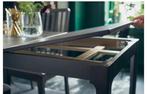 Mooie bruine ikea eettafel, Huis en Inrichting, 50 tot 100 cm, 150 tot 200 cm, Gebruikt, Rechthoekig